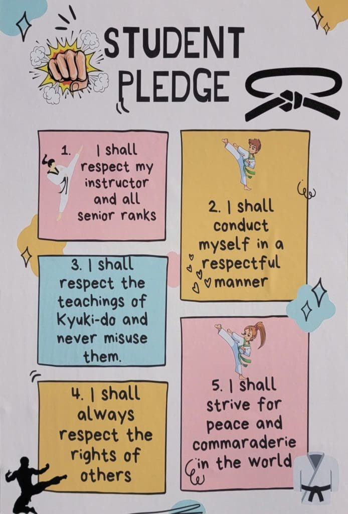 The Student Pledge 694x1024, AKF Lexington & Nicholasville's Martial Arts