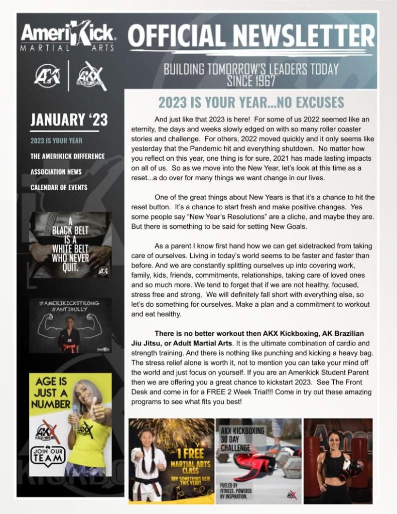 January 2023 Newsletter Delran 791x1024, Amerikick Delran NJ