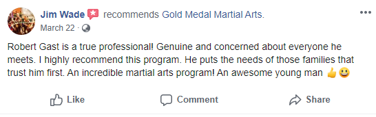 Adult 4 Testimonial Gold Medal Martial Arts, Trident Martial Arts in Santa Clarita CA