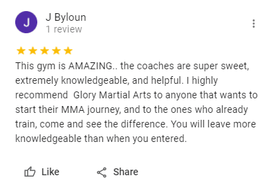 8, Glory Martial Arts Center Brooklyn NY