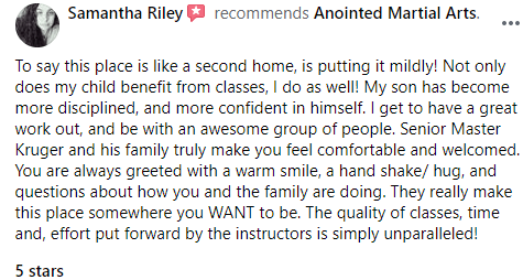 Family2, Anointed Martial Arts
